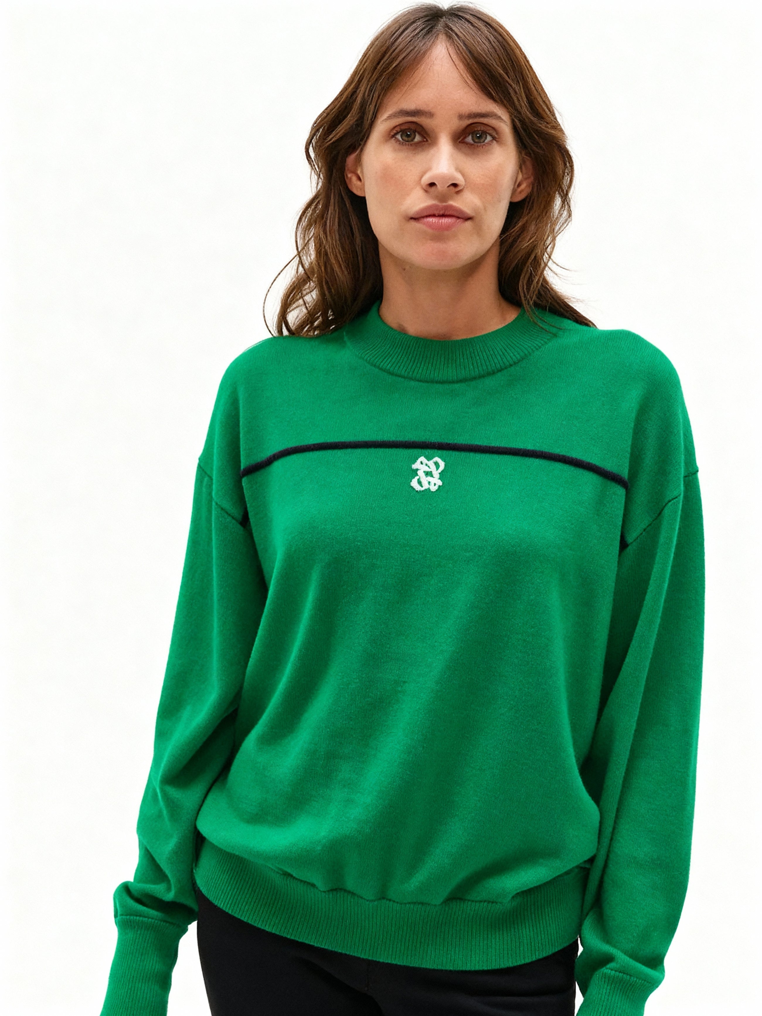 Merlin Sweatshirt in Tennis Green