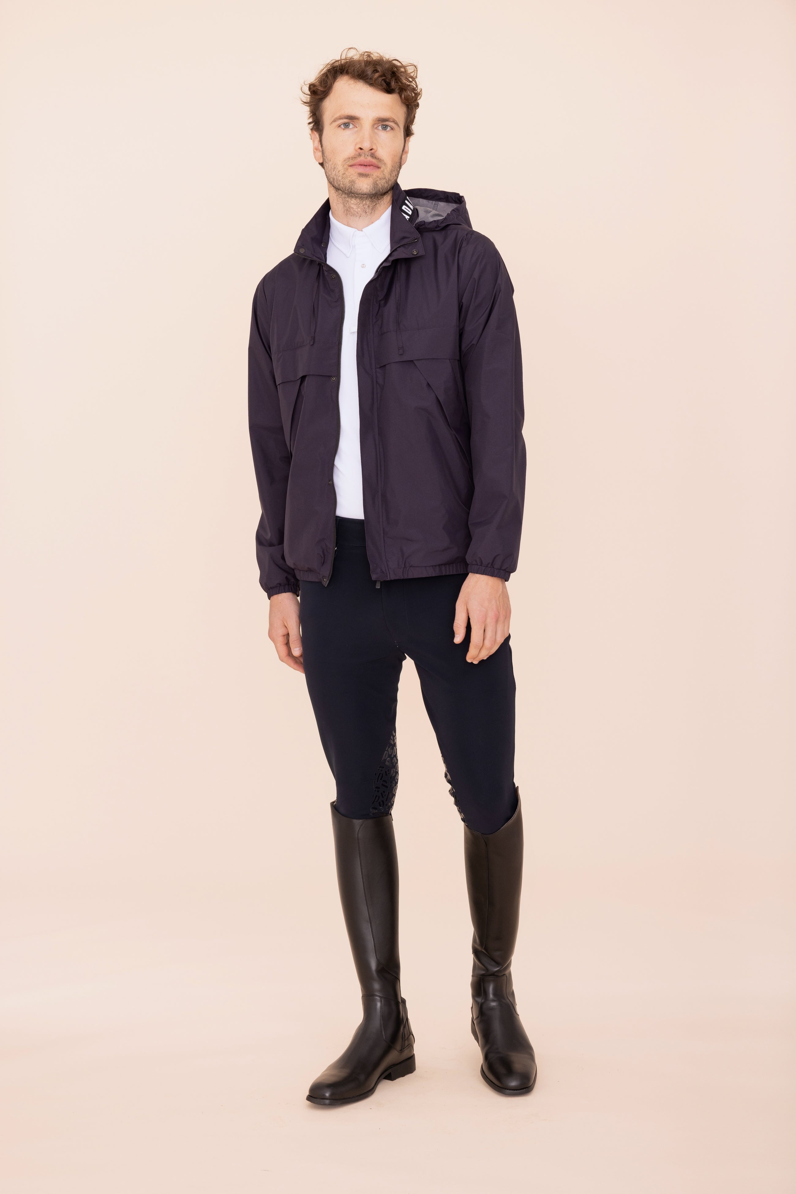 Unisex Apache Rain Jacket in Plum