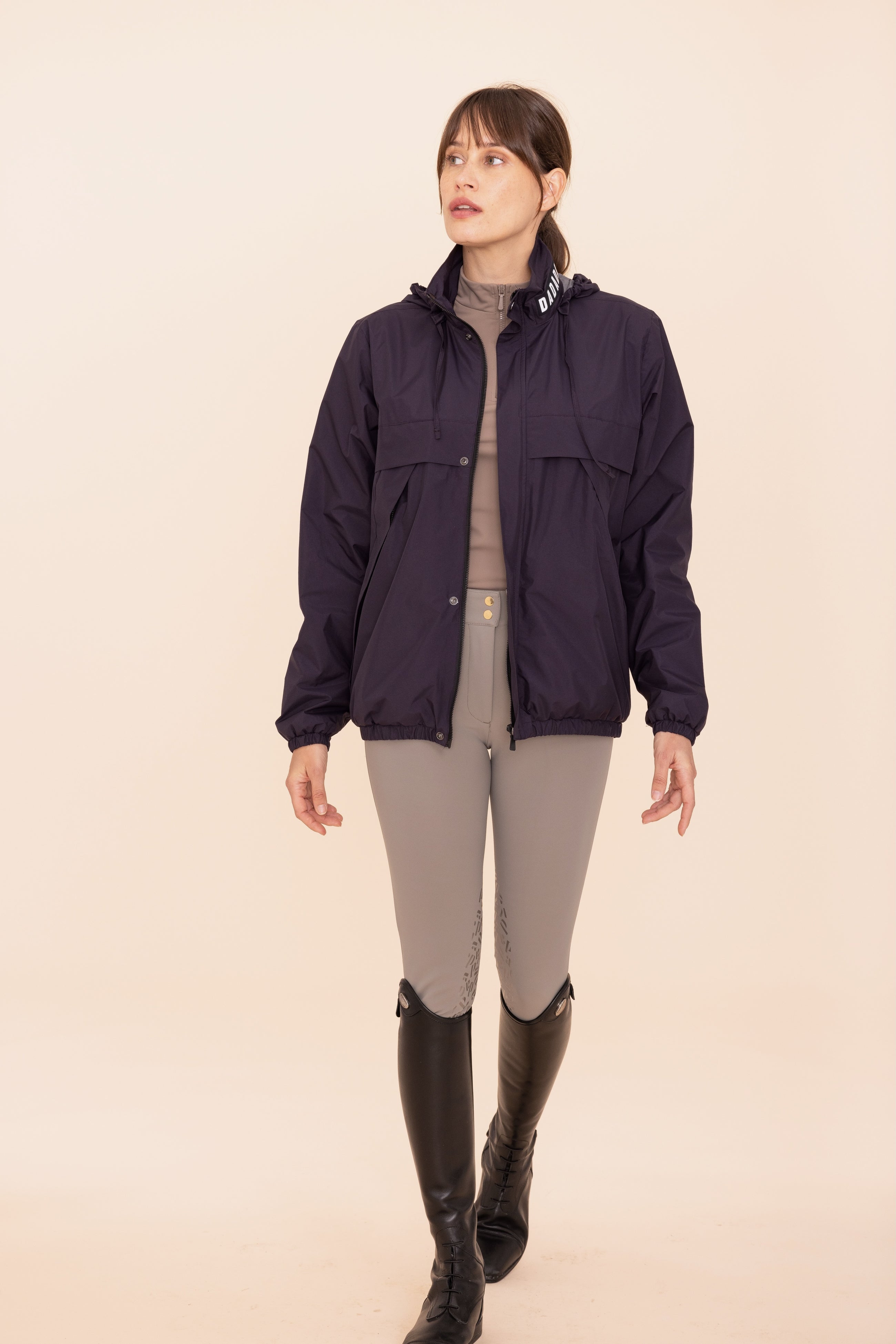 Unisex Apache Rain Jacket in Plum