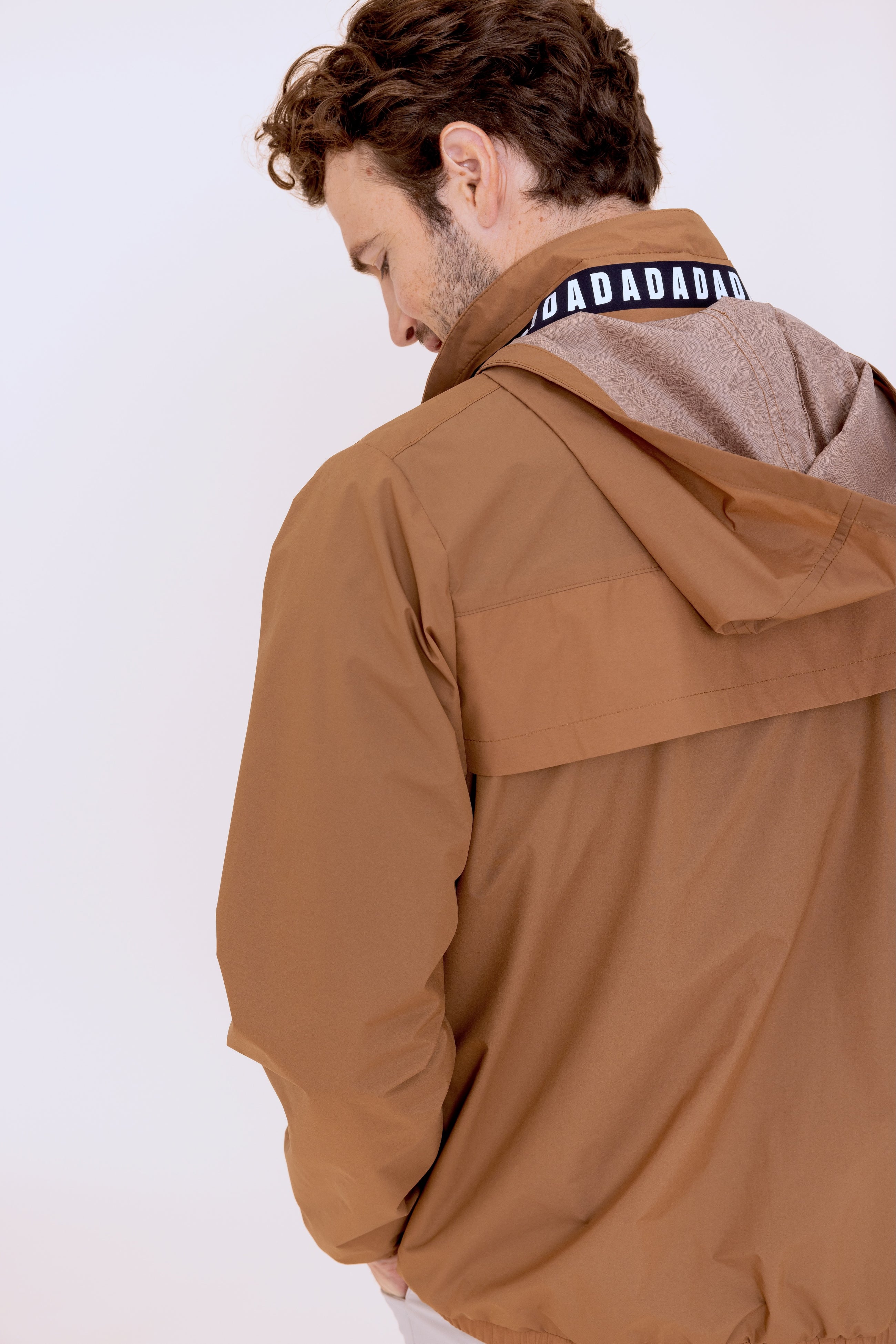 Unisex Apache Rain Jacket in Ochre