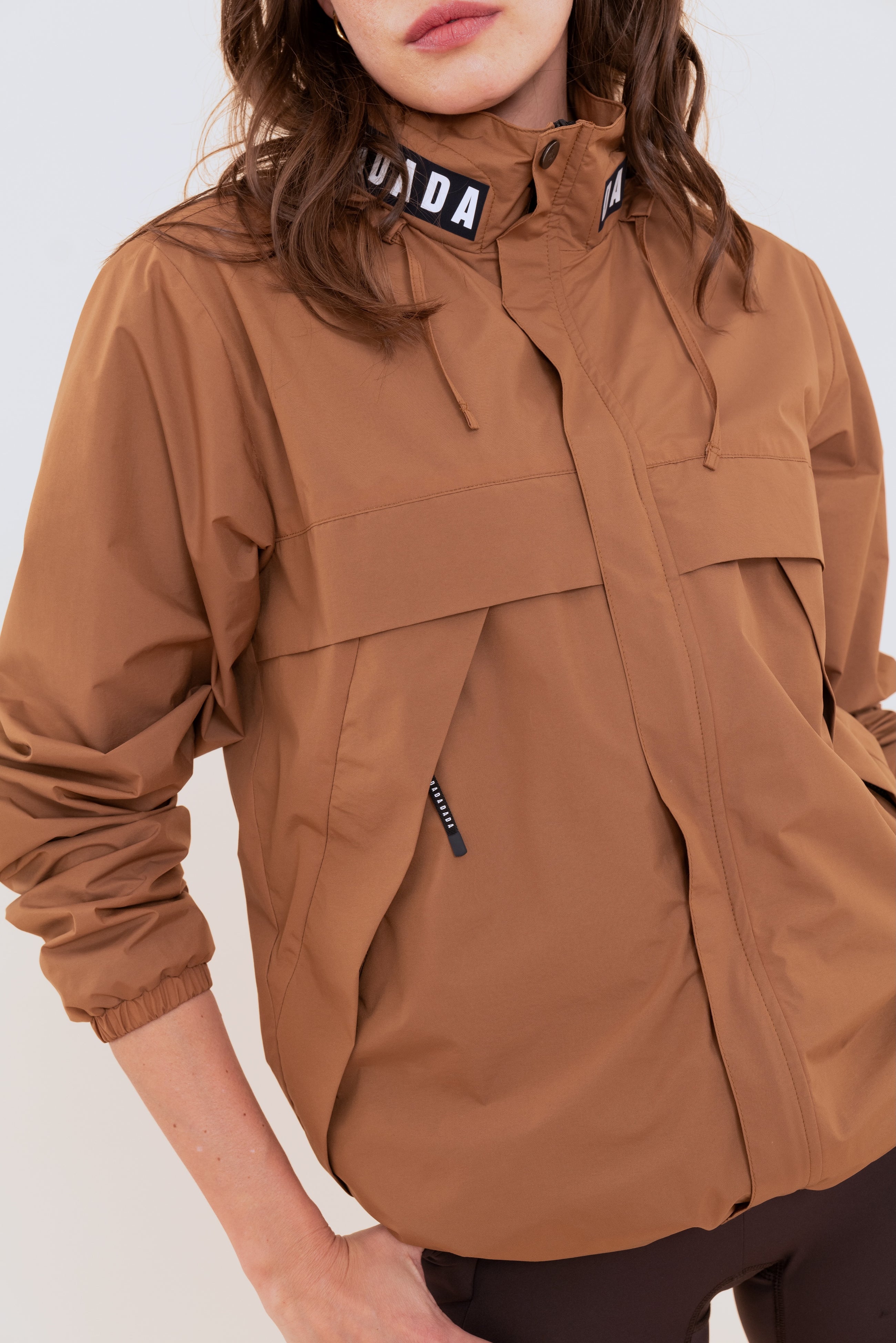 Unisex Apache Rain Jacket in Ochre