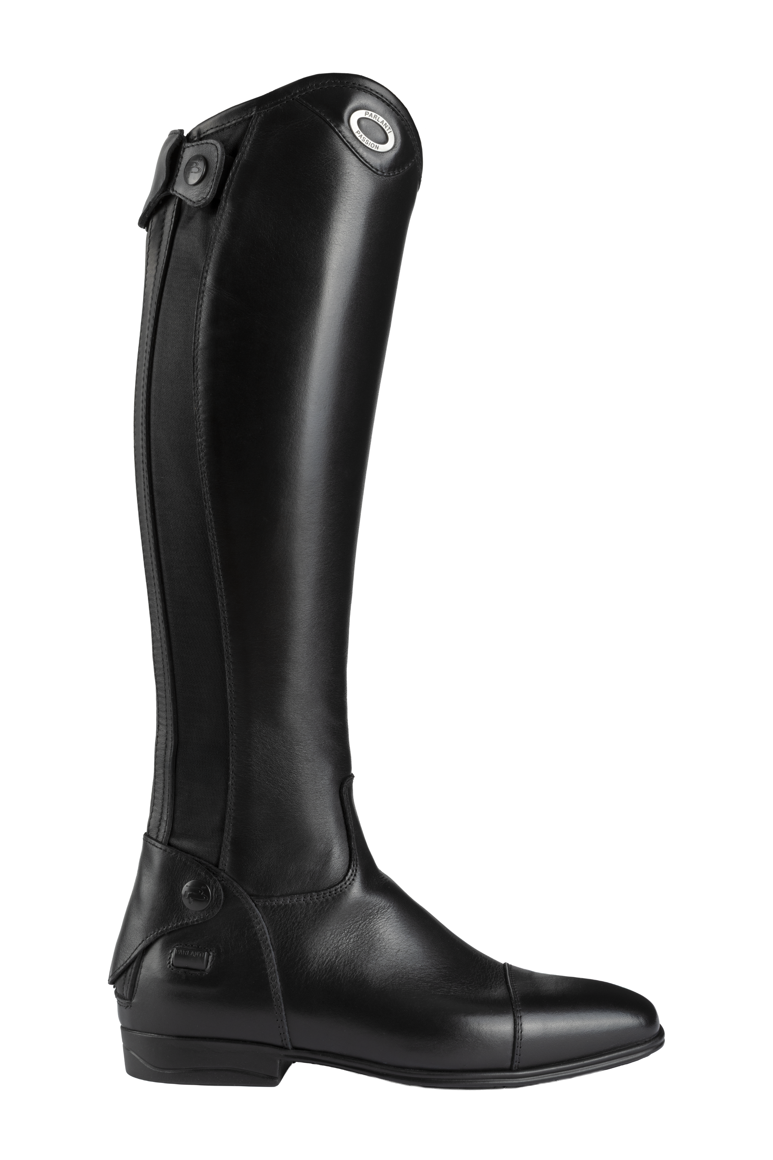 Denver Pro Jumping Boots in Black with Lux Top & Swarovski® Crystal Line