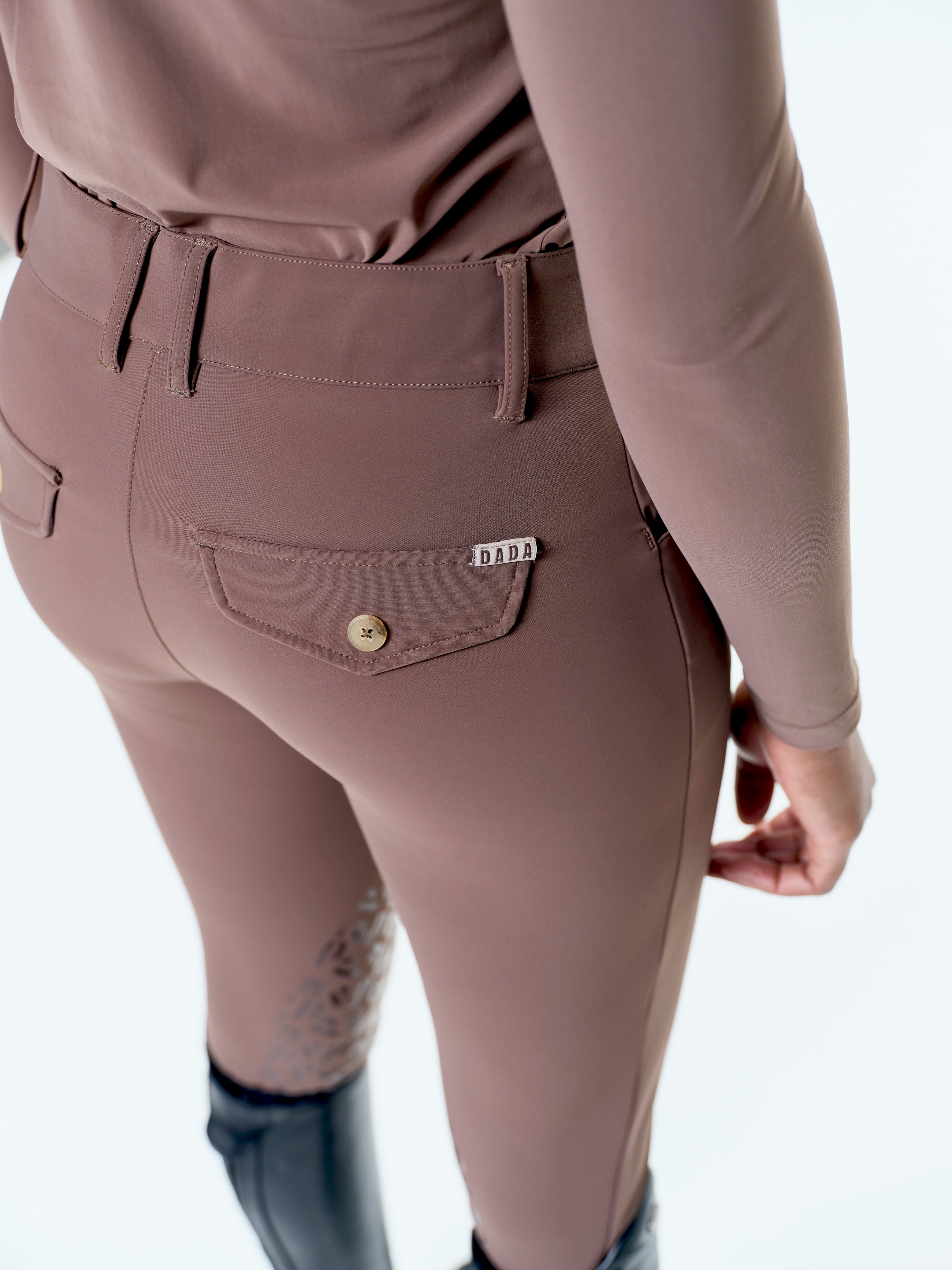 Giovani Grip Shaping Breeches in Coffee