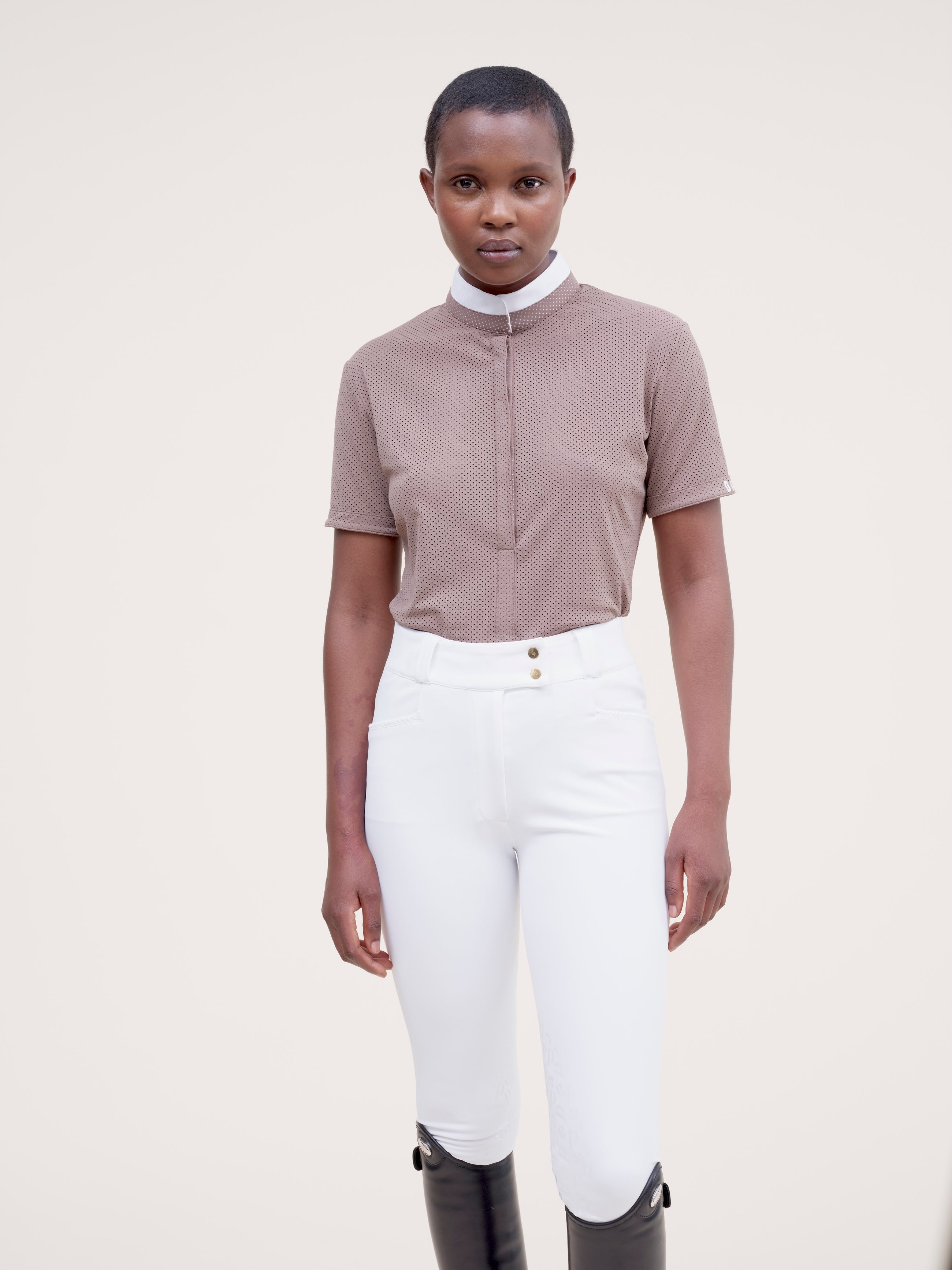 Helios Show Shirt in Taupe
