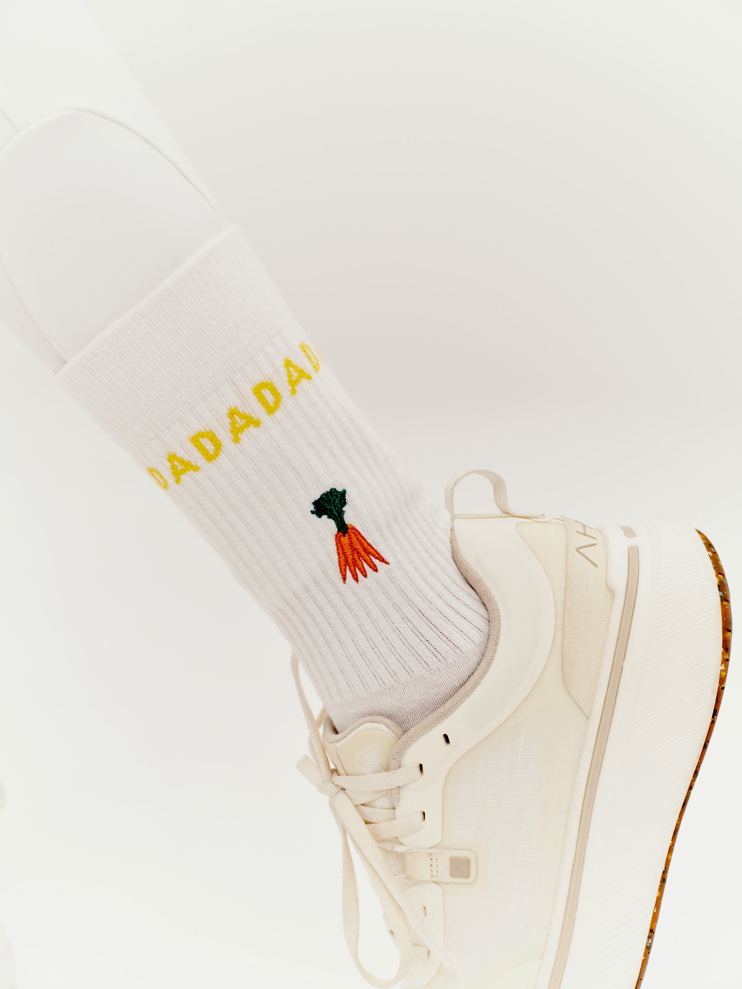 2 Pack Molsy Socks in White & Lemon