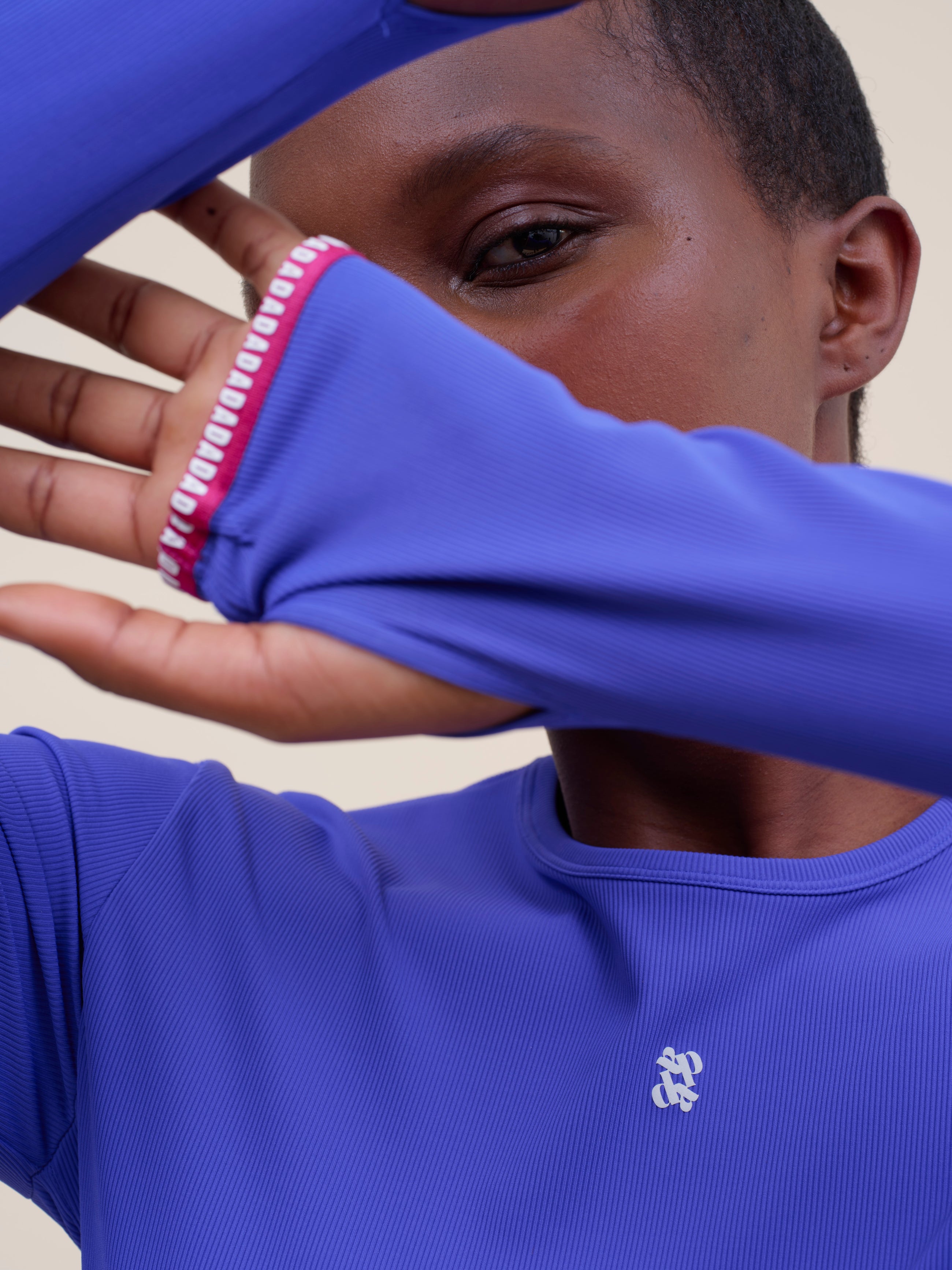 Kira Long Sleeve Top in Cobalt Blue