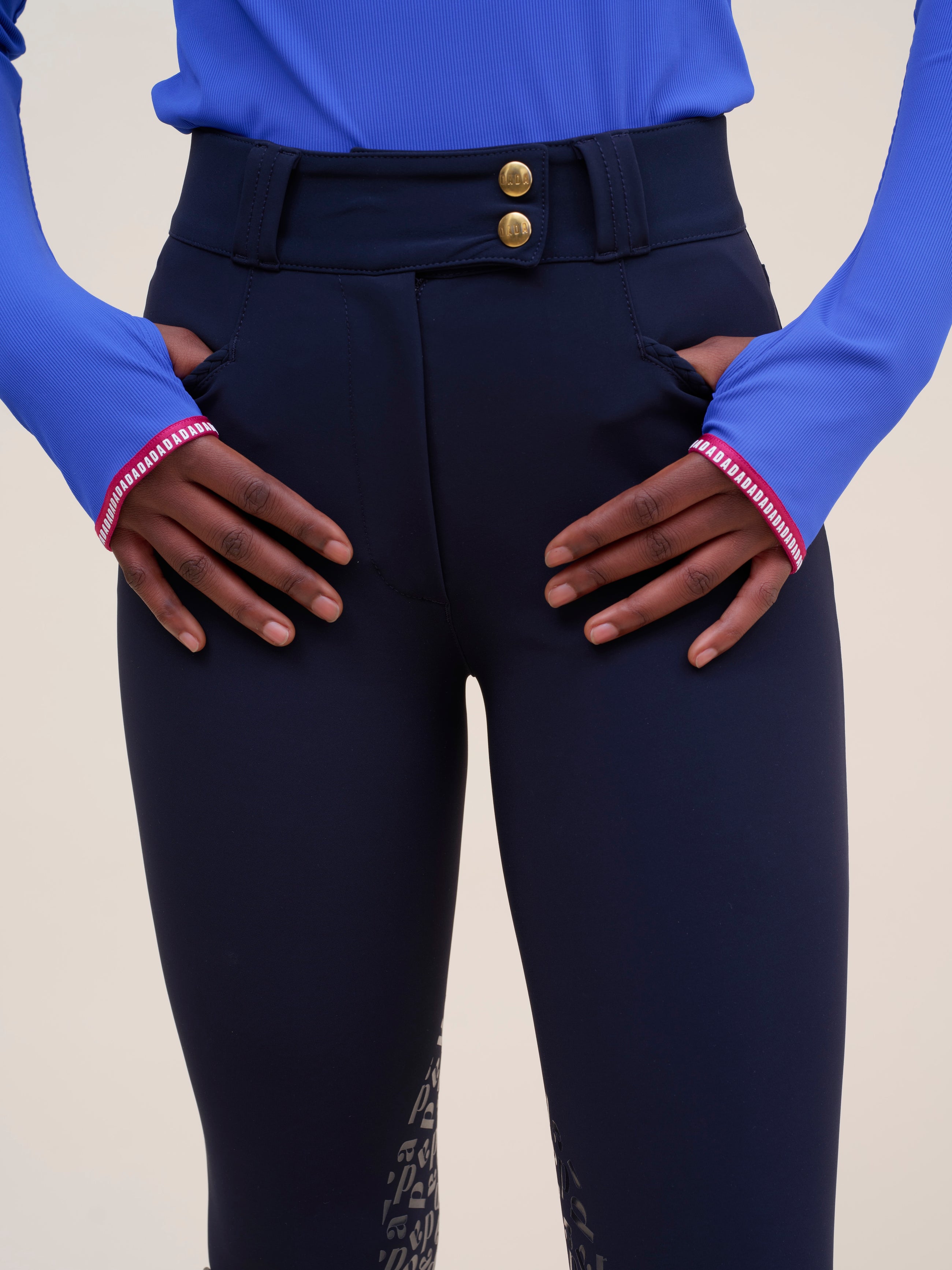 Kira Long Sleeve Top in Cobalt Blue