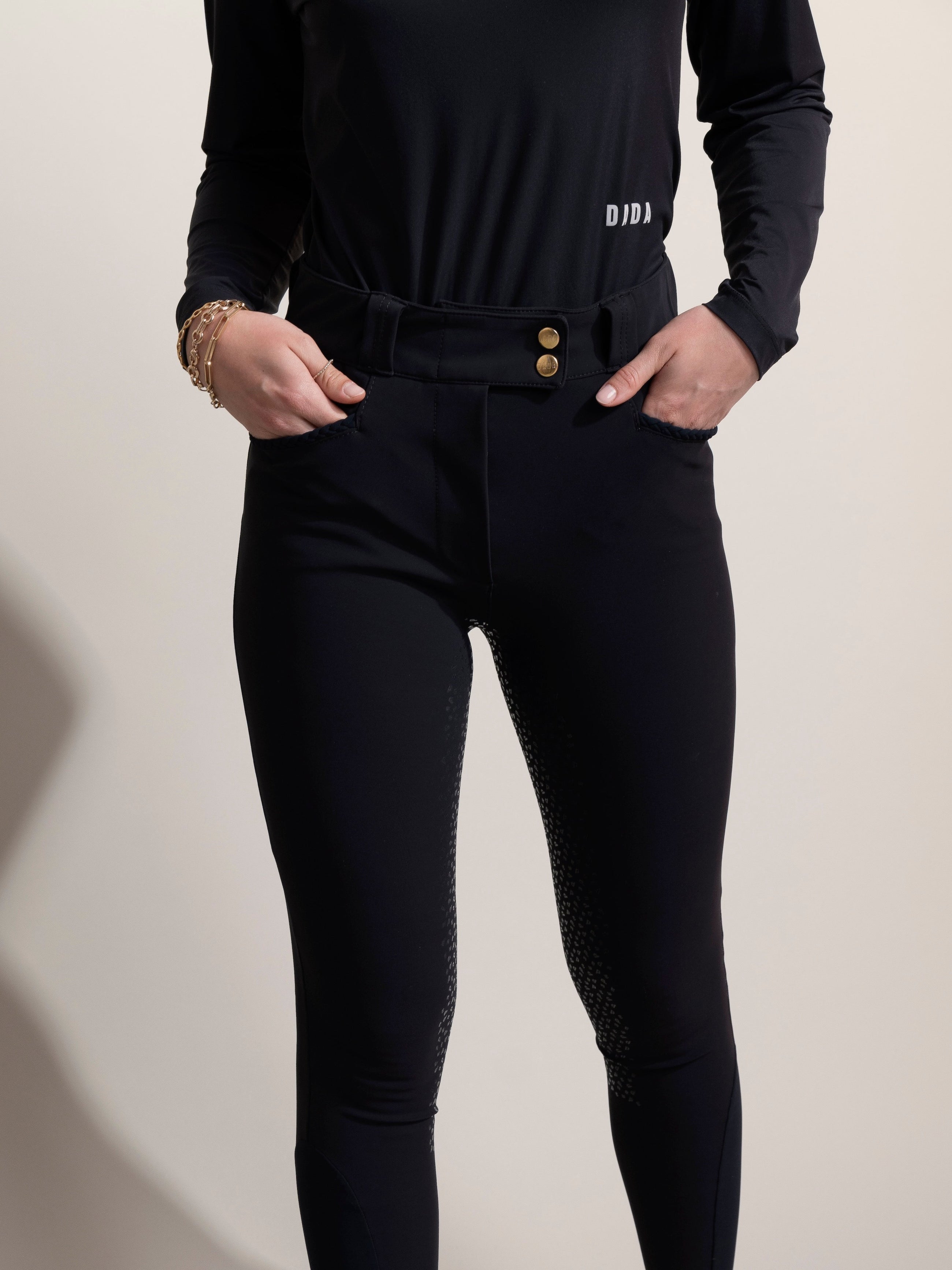 Kit Full Seat Breeches in Black