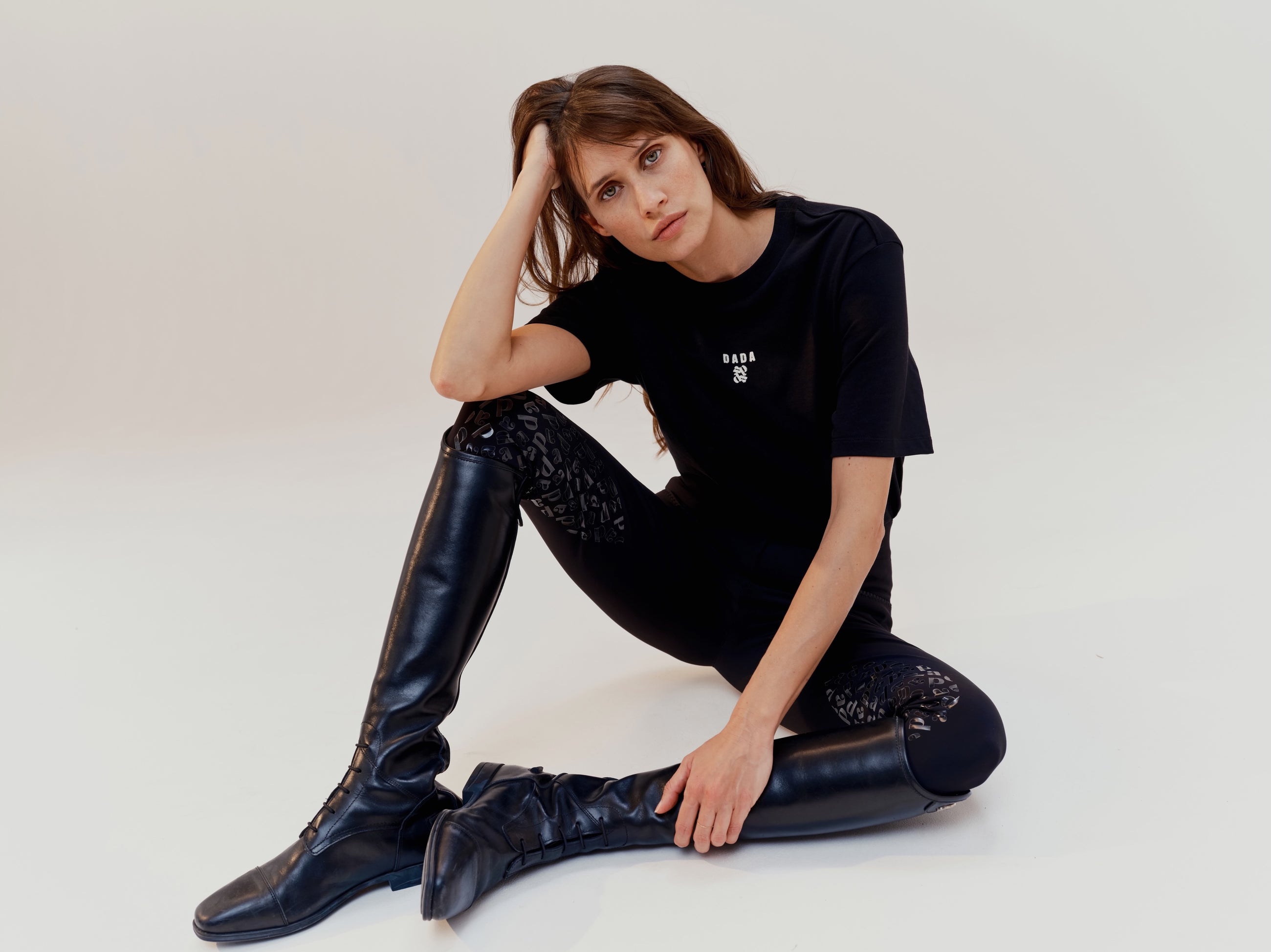 Oasis Cotton T-Shirt in Black