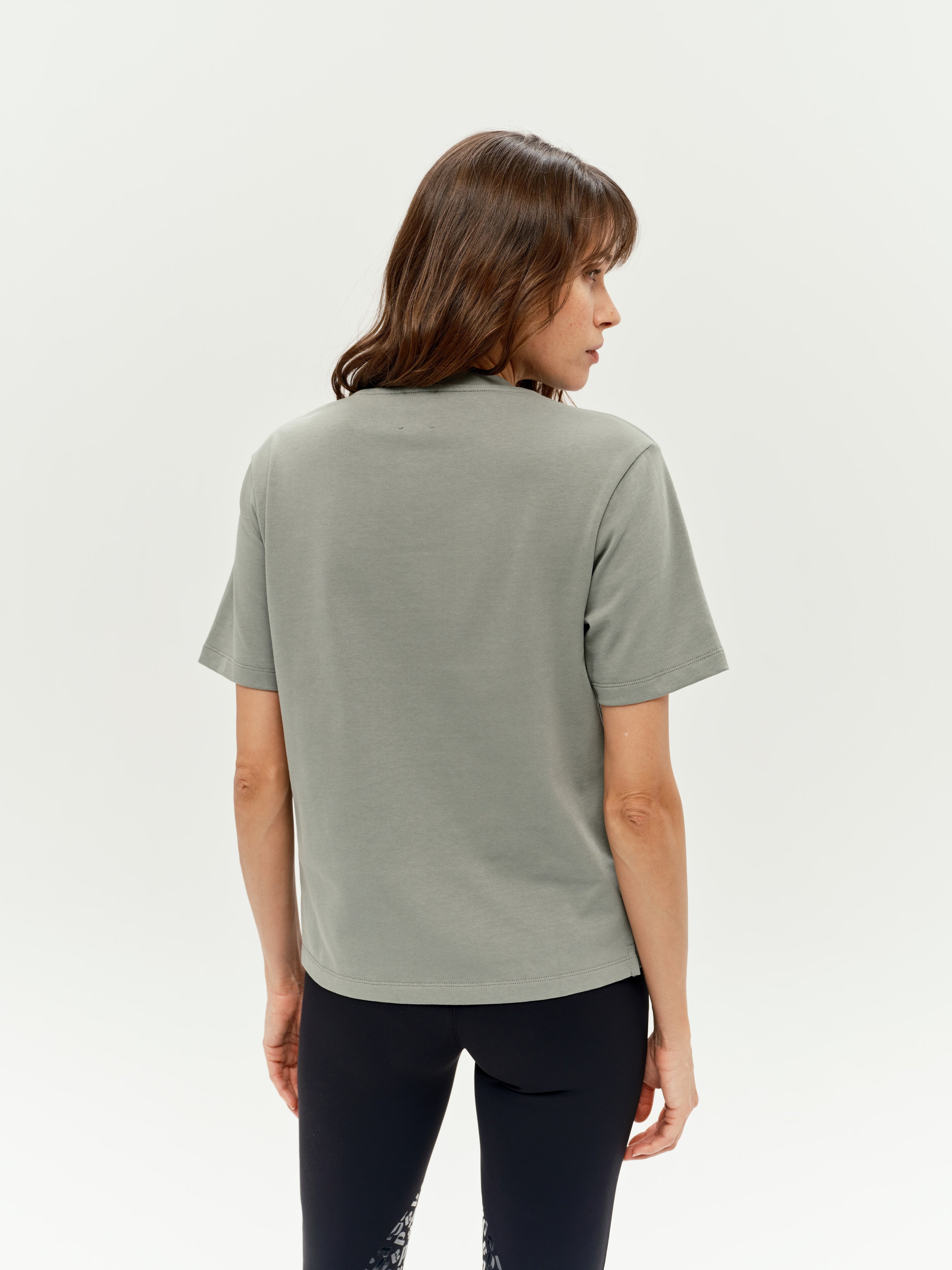Oasis Cotton T-Shirt in Sage Green