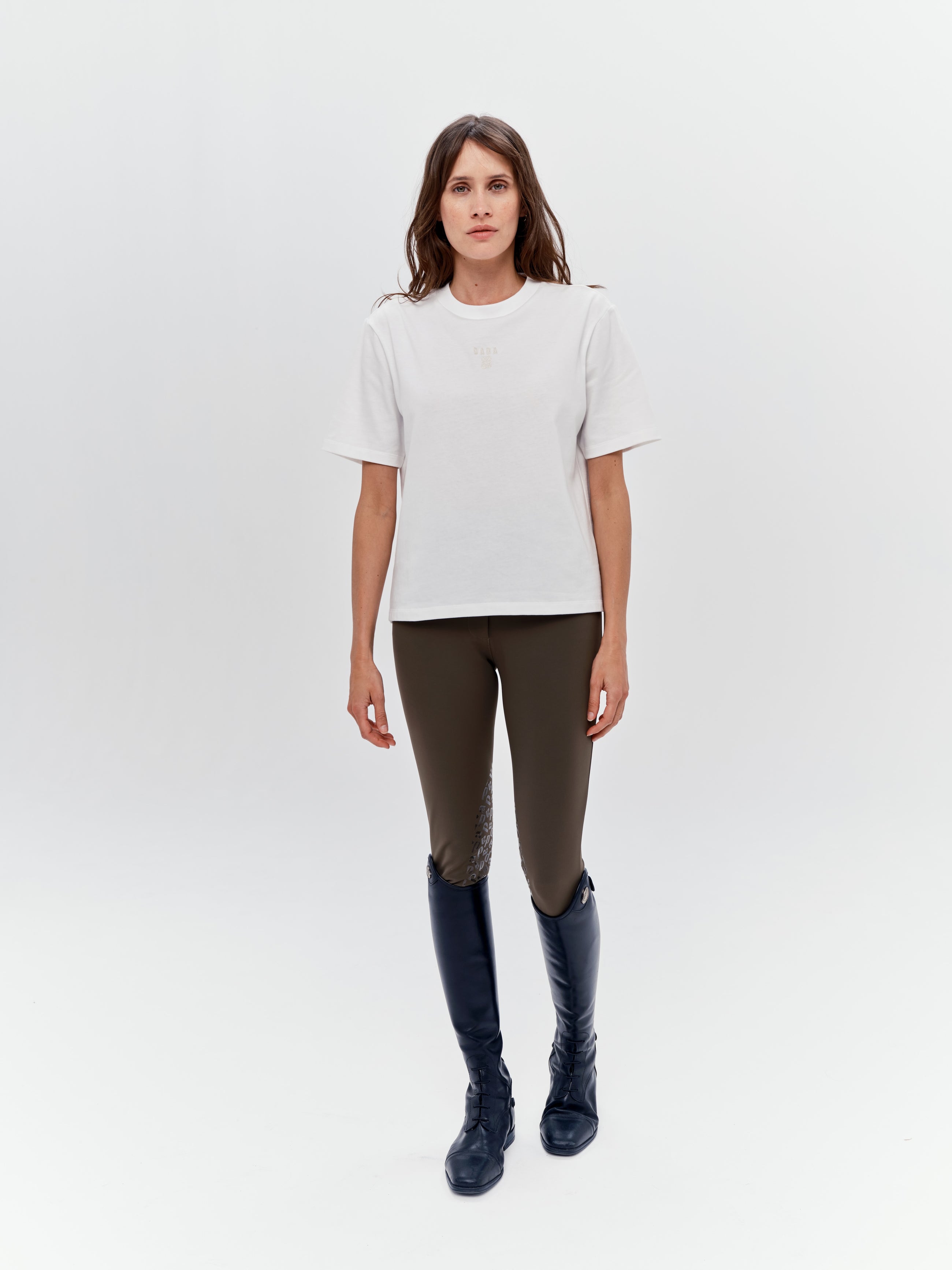 Oasis Cotton T-Shirt in White