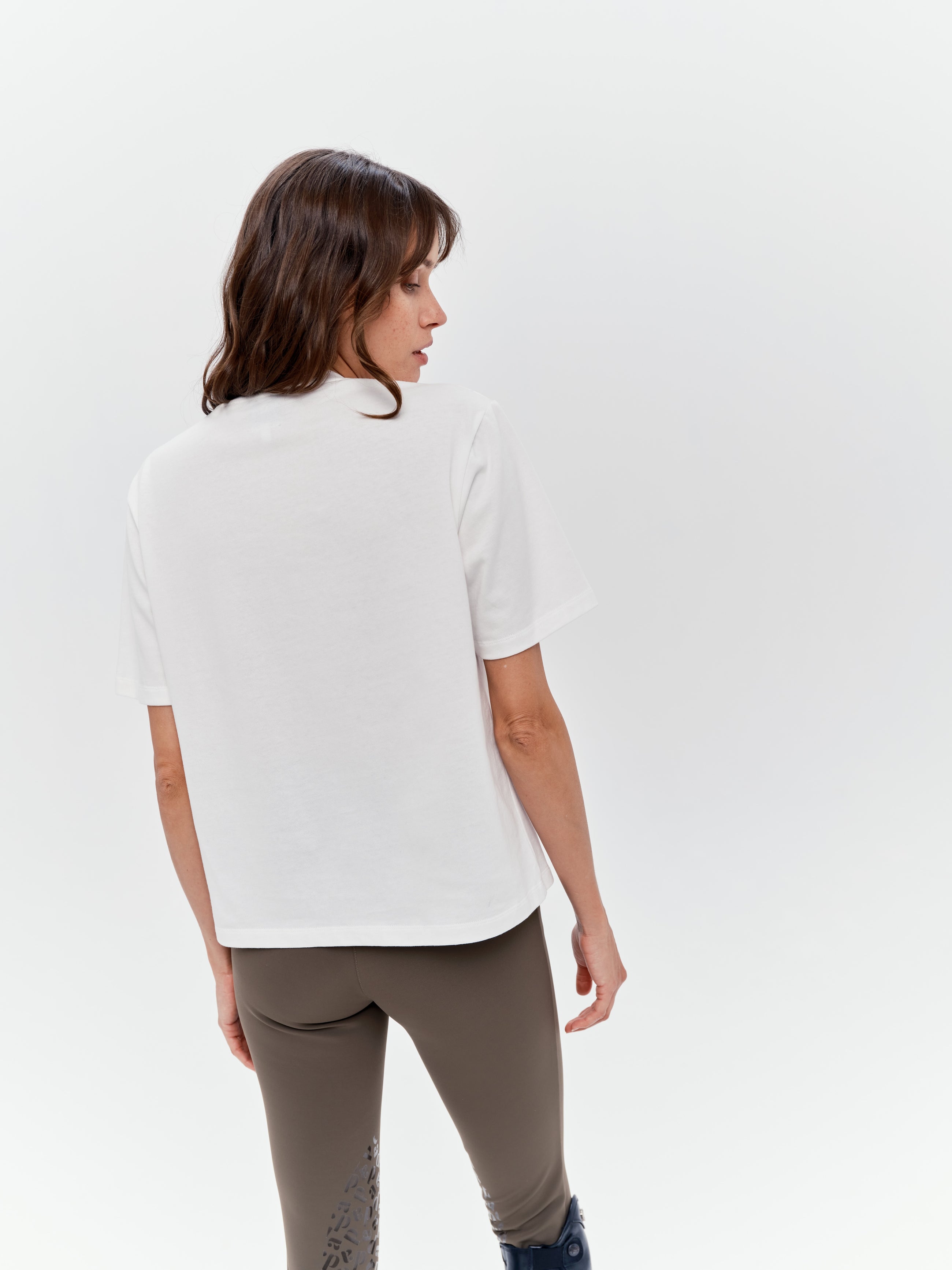 Oasis Cotton T-Shirt in White