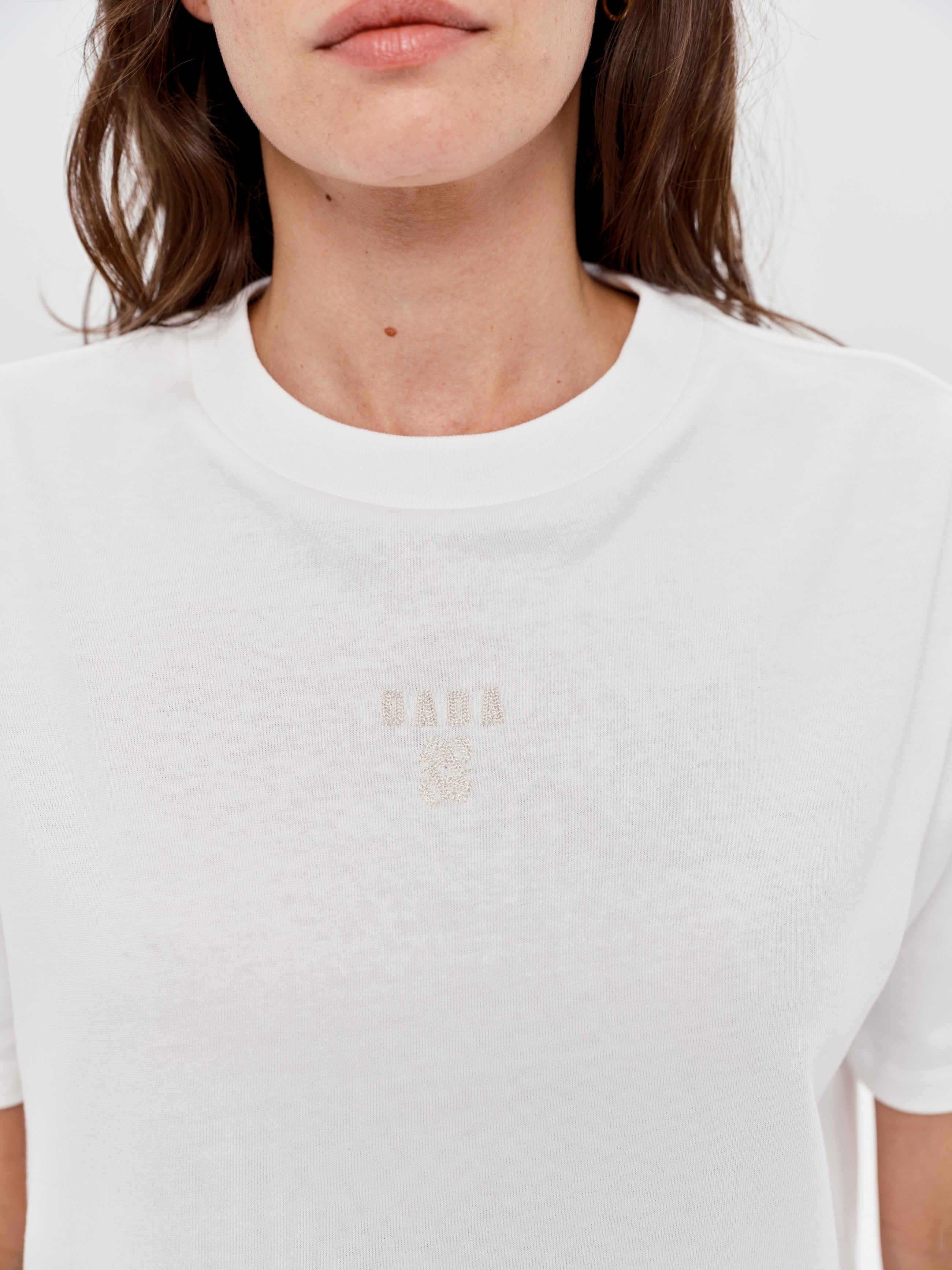 Oasis Cotton T-Shirt in White
