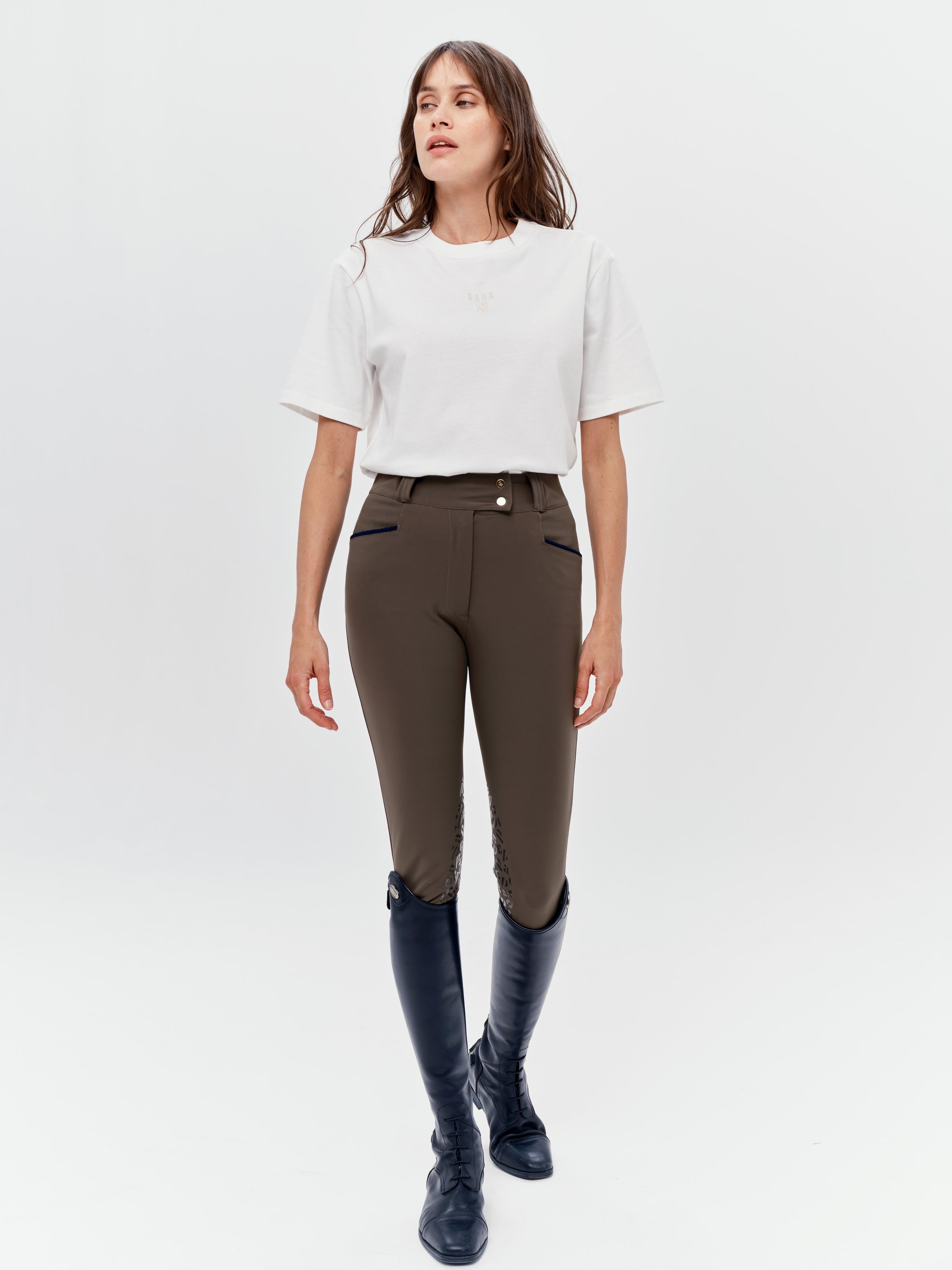 Oasis Cotton T-Shirt in White