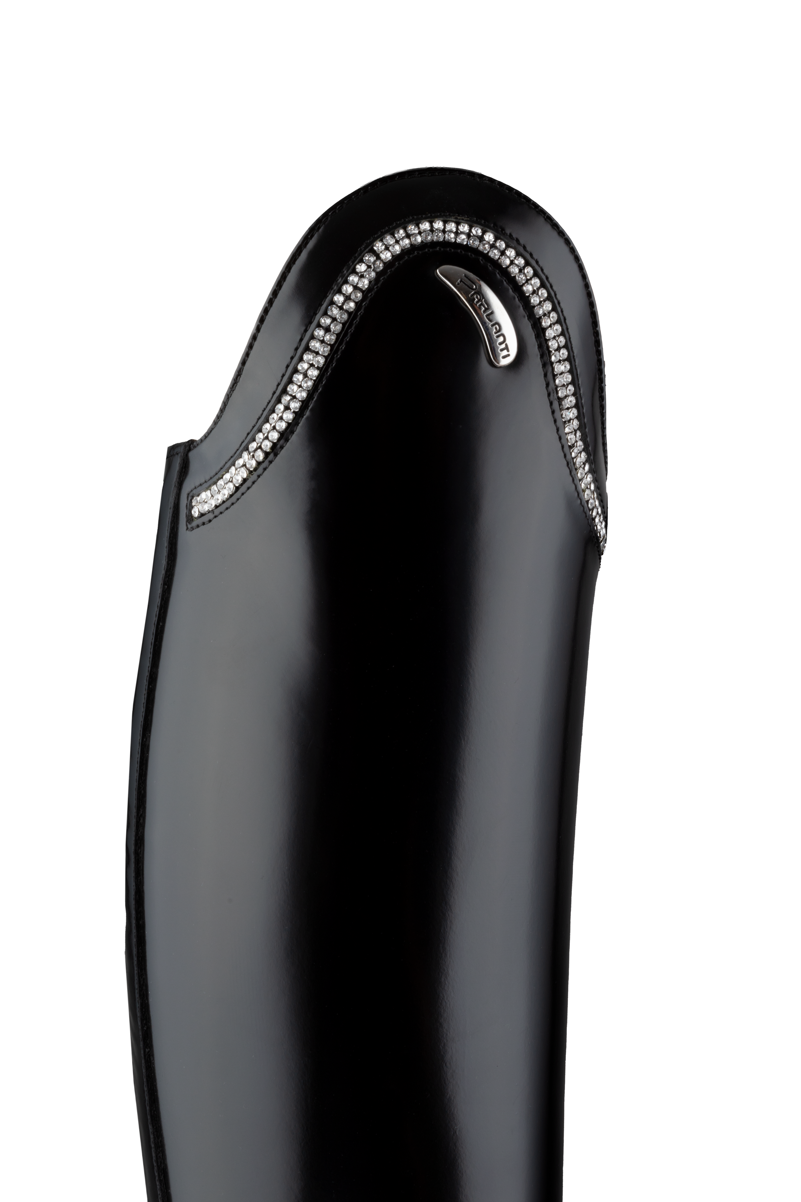 Evo Dressage Boots in Brushed Black with Swarovski® Crystal Line