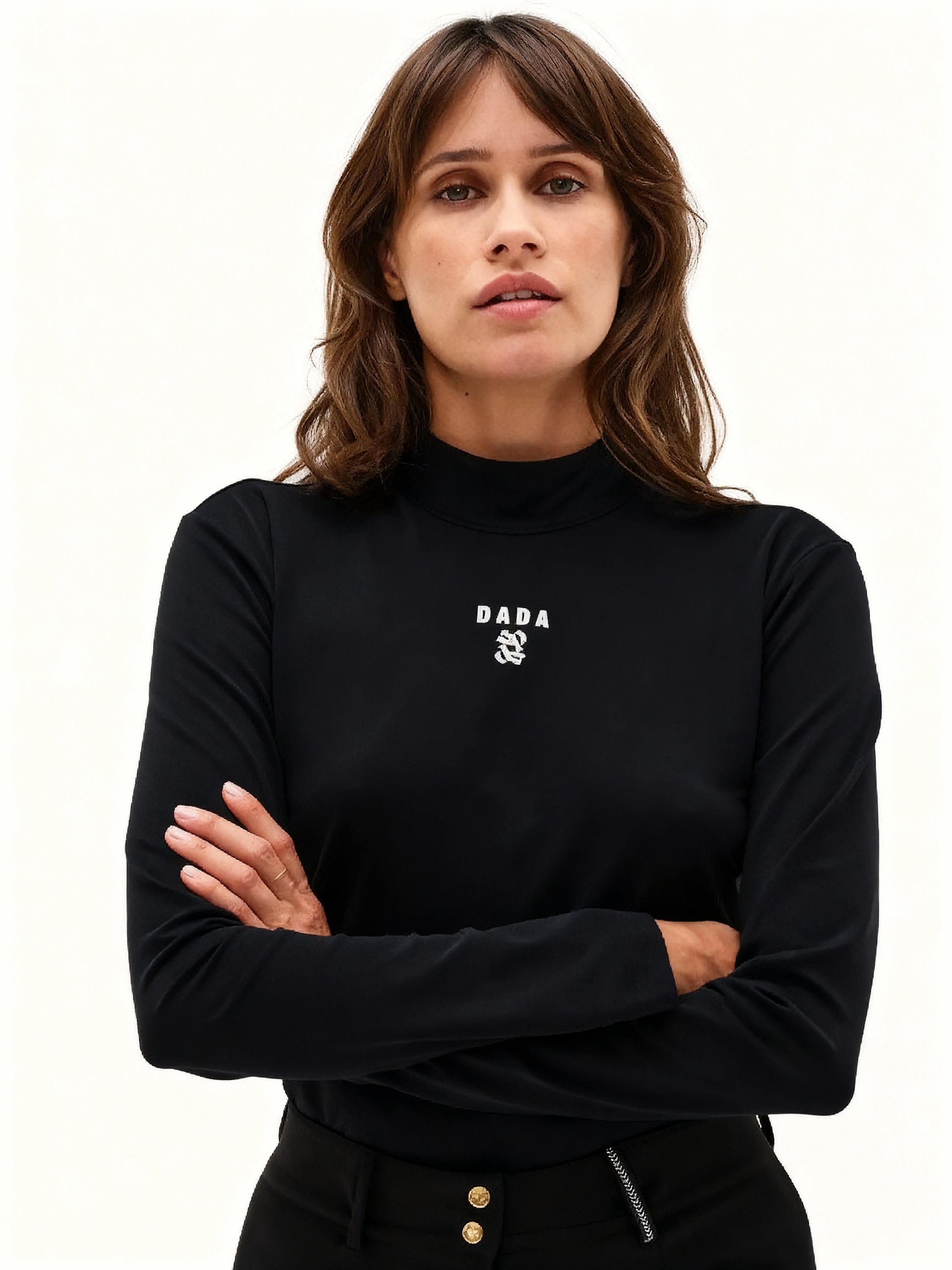 Ernest Technical Top in Black