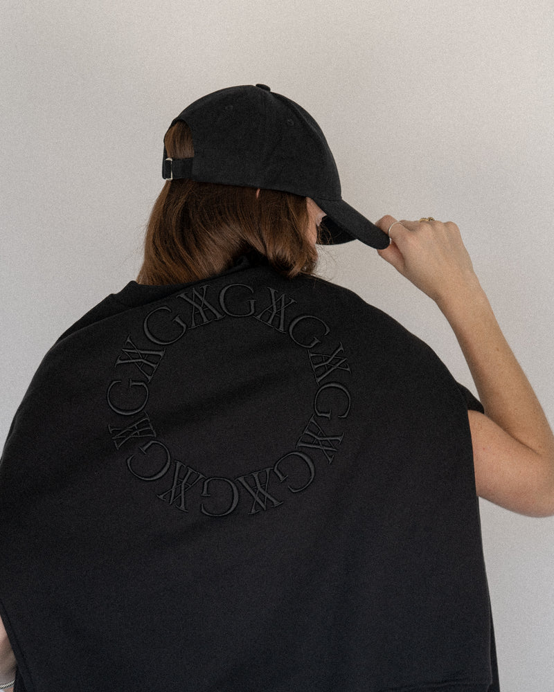 Embroidered Sweatshirt in Black