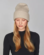 Signature Beanie in Beige