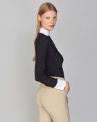 Timeless Mesh Show Shirt in Black