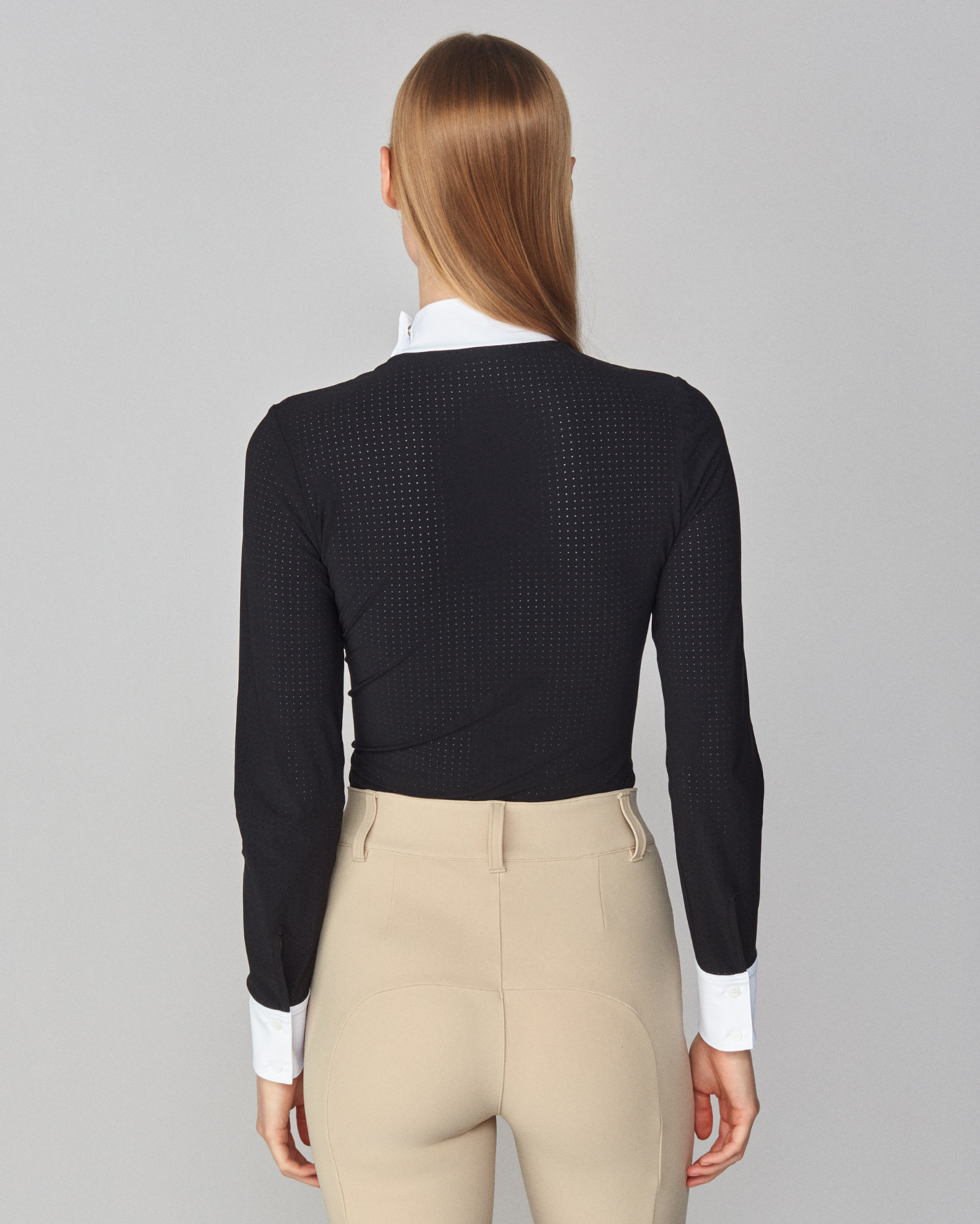 Timeless Mesh Show Shirt in Black