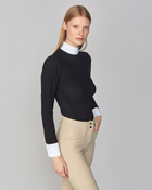 Timeless Mesh Show Shirt in Black