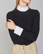 Timeless Mesh Show Shirt in Black