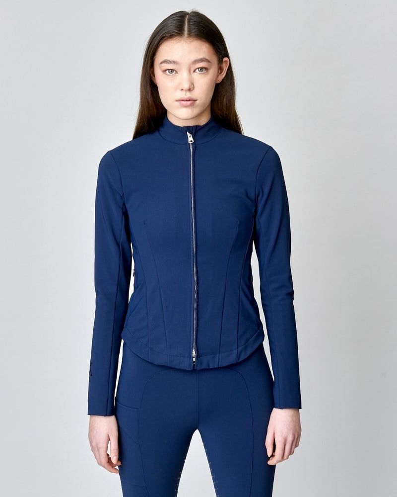 Signature Riding Jacket in Navy