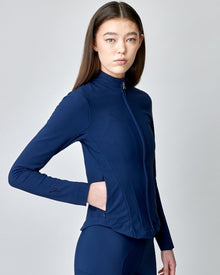 Signature Riding Jacket in Navy