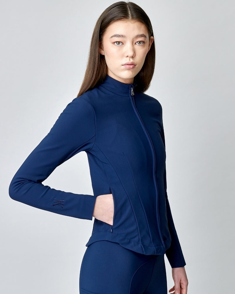 Signature Riding Jacket in Navy