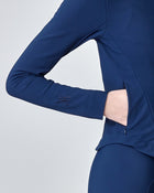 Signature Riding Jacket in Navy