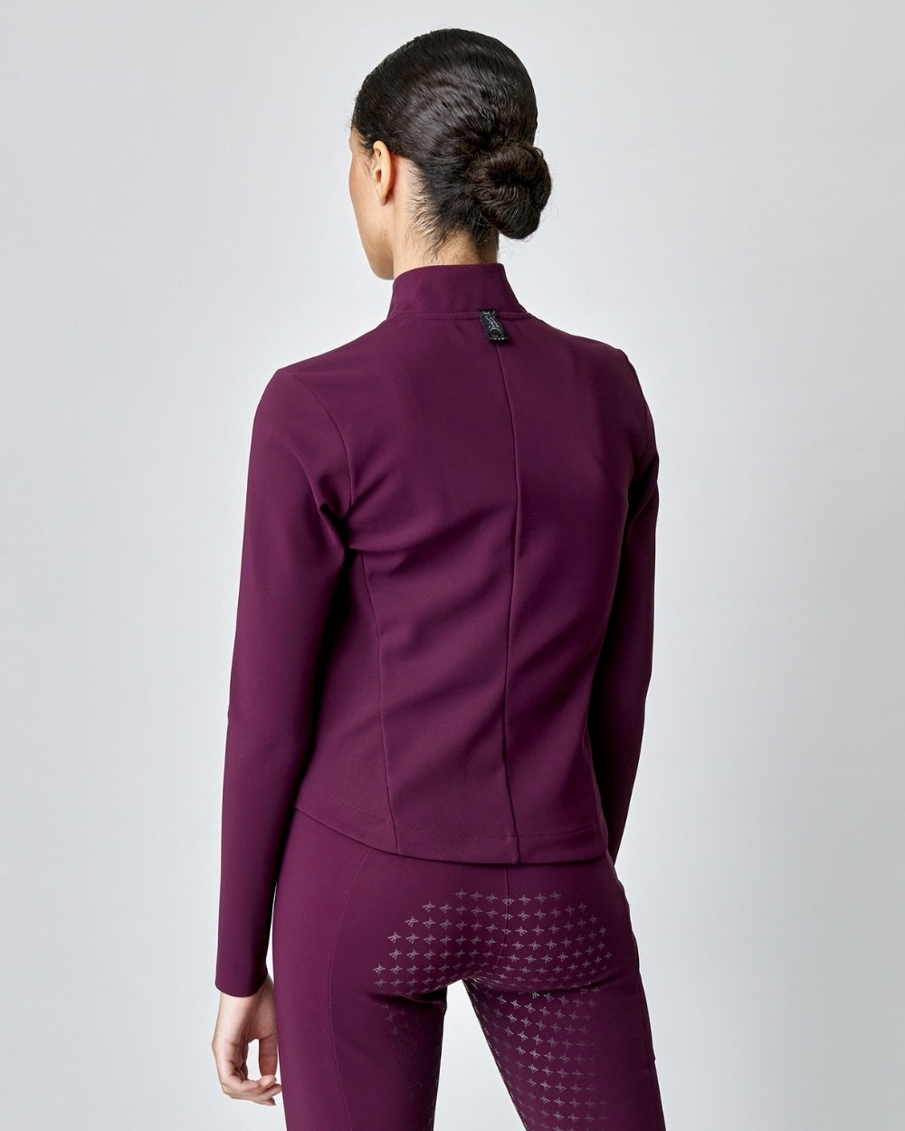 Signature Riding Jacket in Burgundy