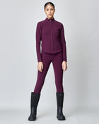 Signature Riding Jacket in Burgundy