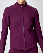 Signature Riding Jacket in Burgundy
