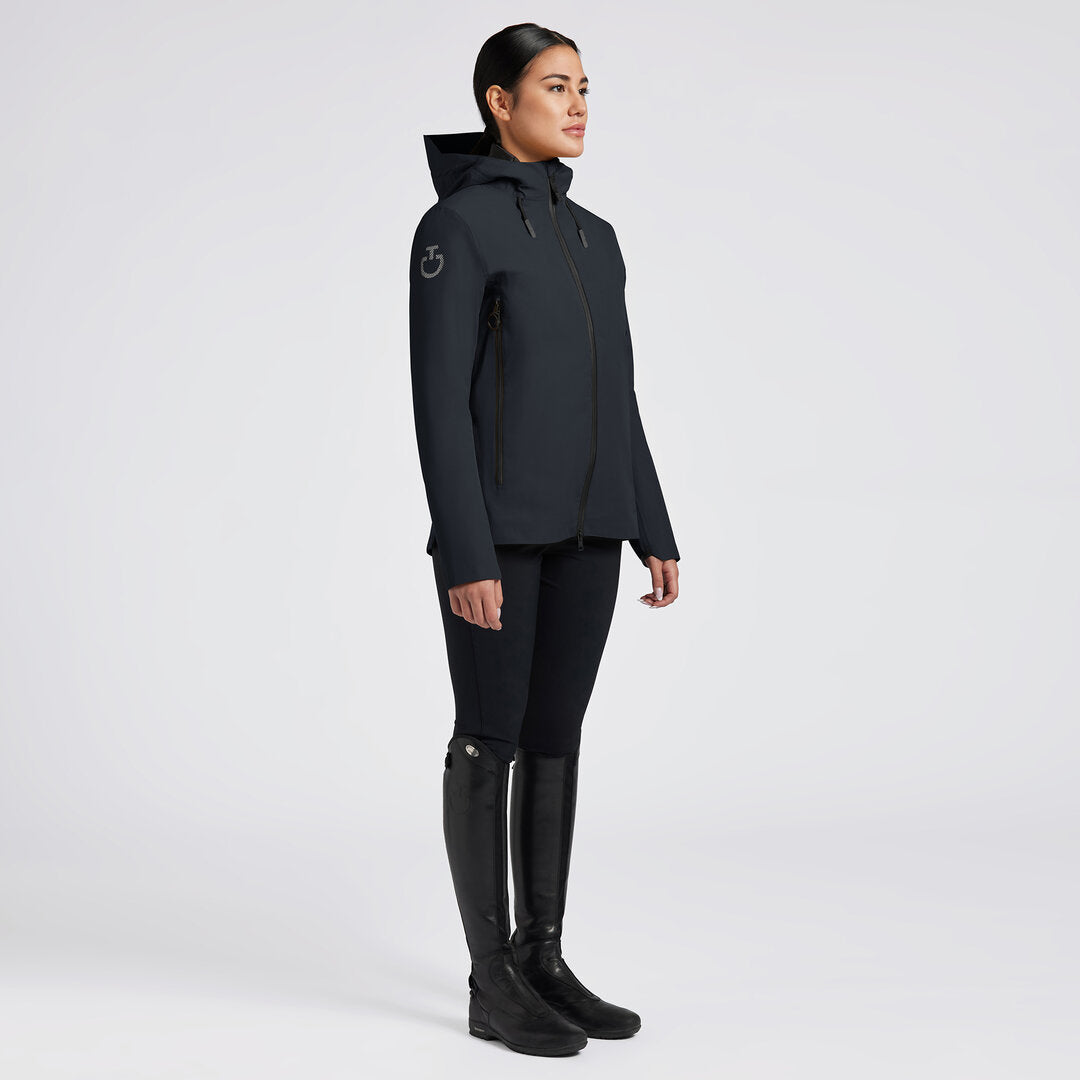 Hooded Performance 3-Way Jacket in Dark Grey