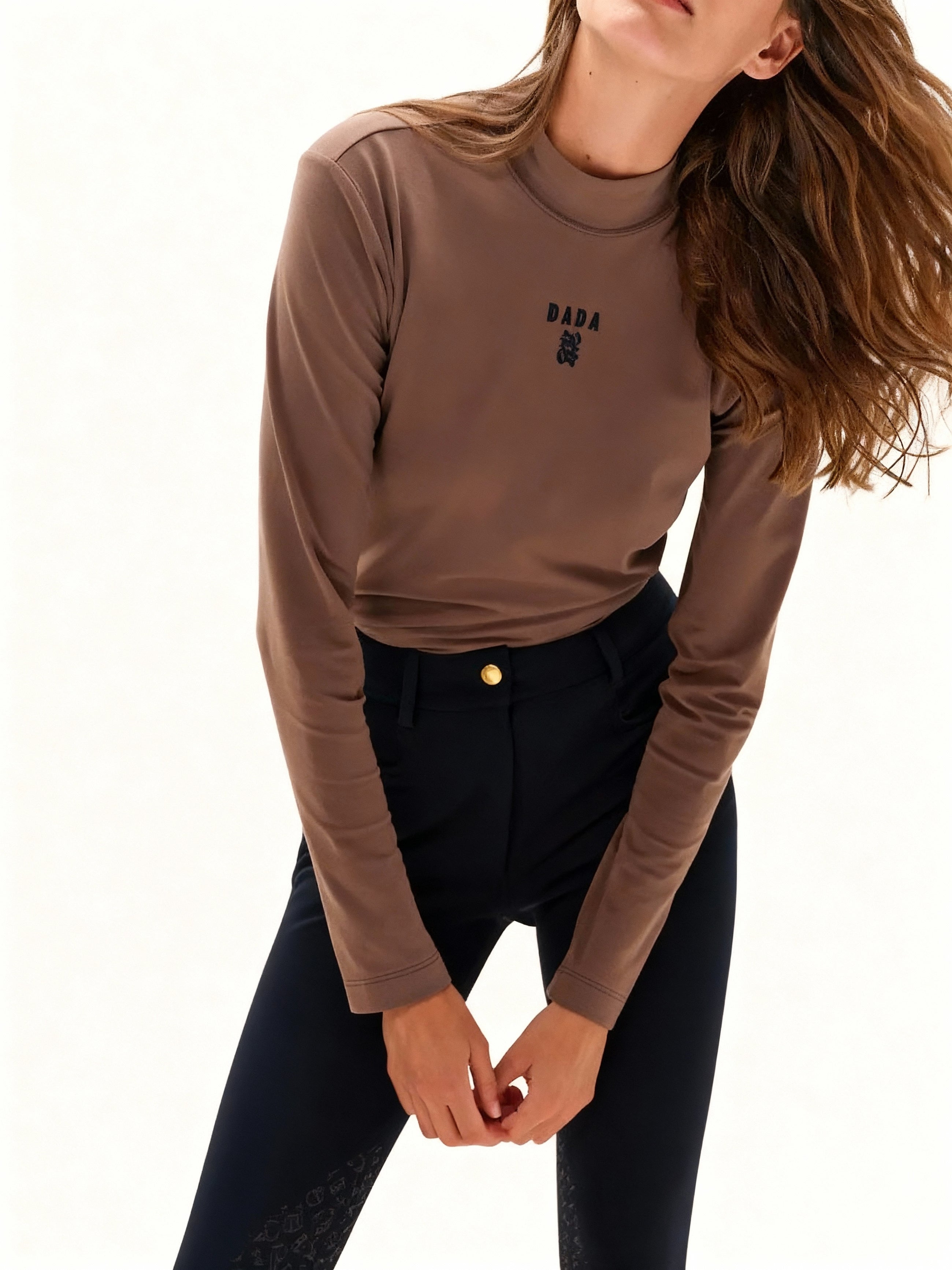 Ernest Technical Top in Mocha