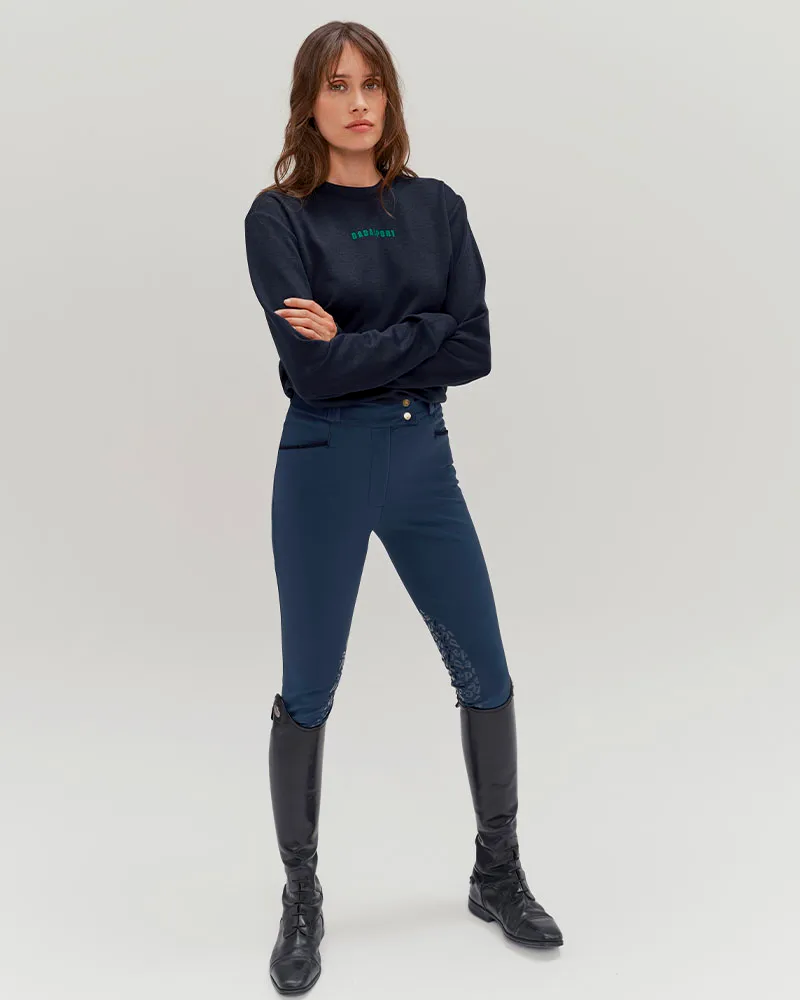 New Kit Sculpting Breeches in Baltic Blue