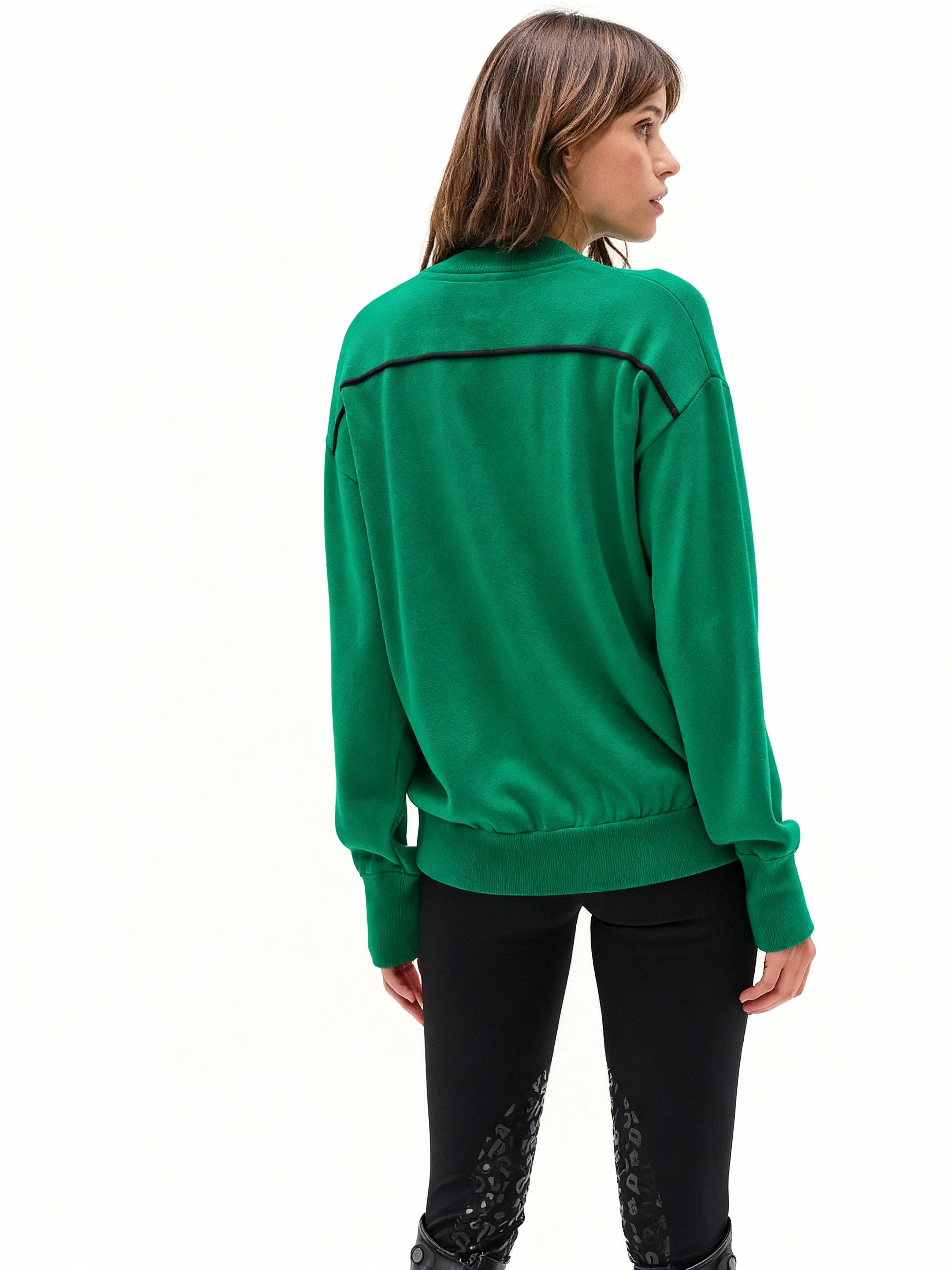 Merlin Sweatshirt in Tennis Green