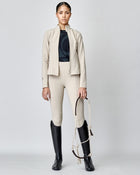 Signature Riding Jacket in Tan