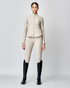 Signature Riding Jacket in Tan