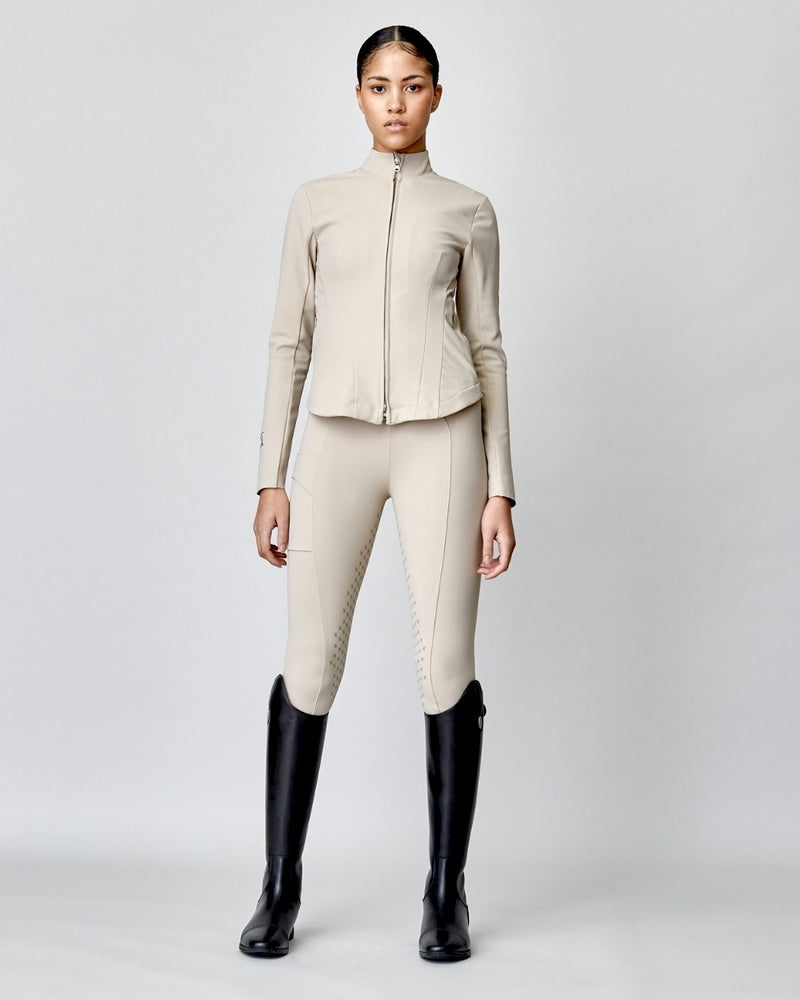 Signature Riding Jacket in Tan