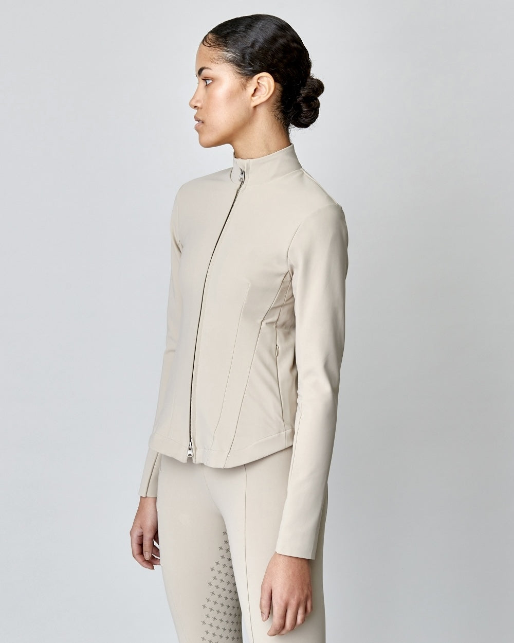 Signature Riding Jacket in Tan