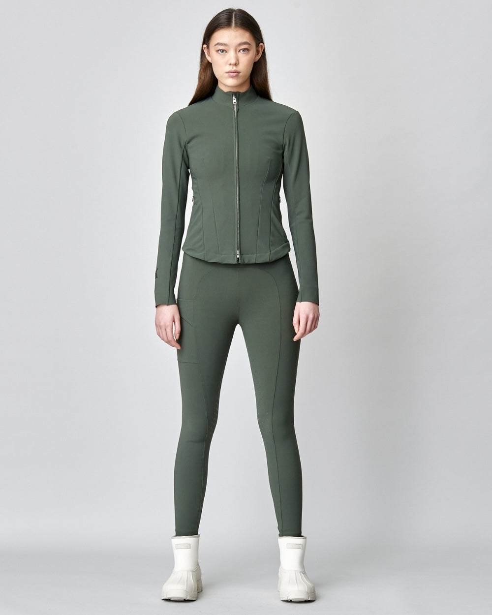 Signature Riding Jacket in Green