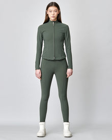 Signature Riding Jacket in Green