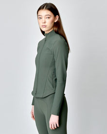 Signature Riding Jacket in Green