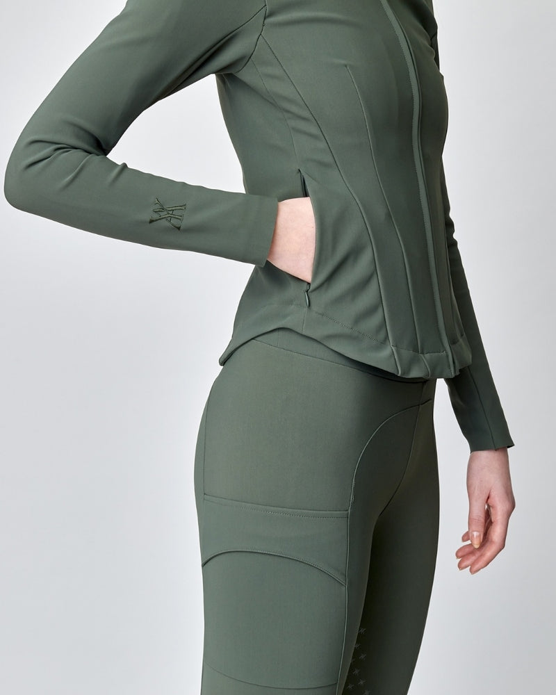 Signature Riding Jacket in Green