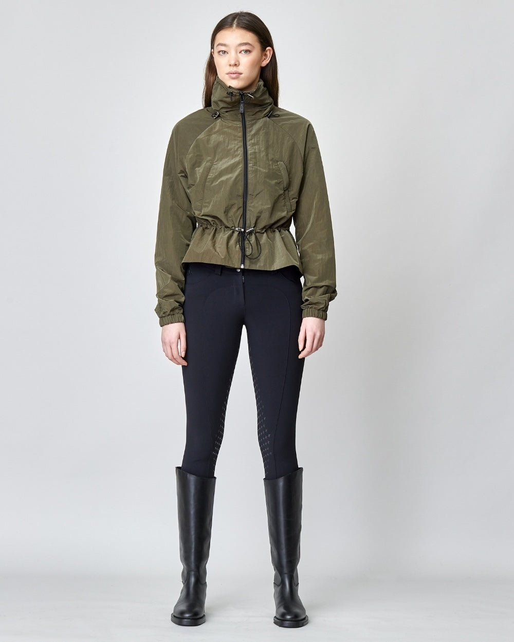 Windproof Riding Jacket in Green