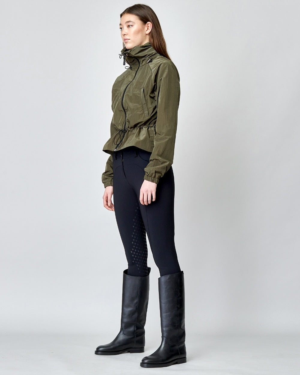 Windproof Riding Jacket in Green