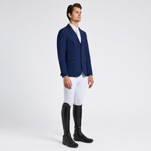 Lightweight Jersey Zip Show Jacket in Navy