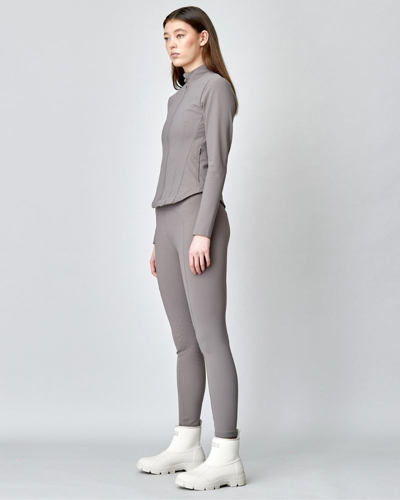 Signature Riding Jacket in Taupe