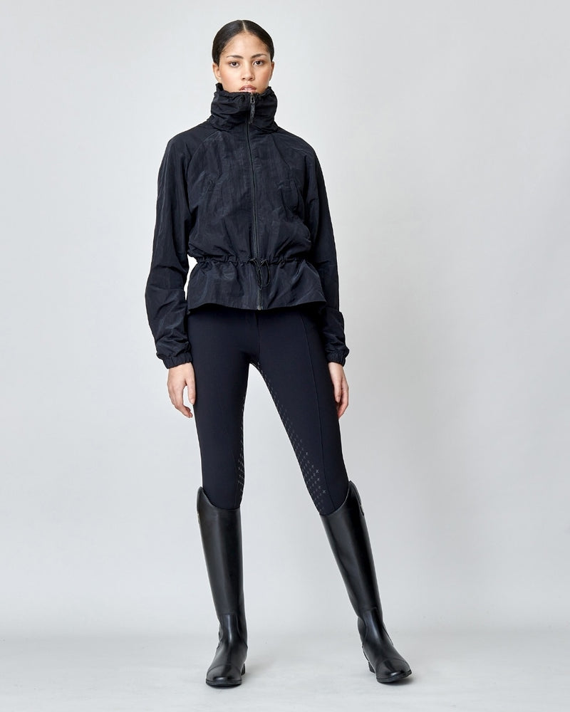 Windproof Riding Jacket in Black